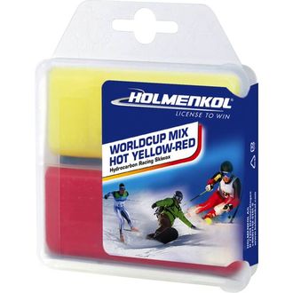 Парафин HOLMENKOL Worldcup Mix HOT YELLOW-RED 24128