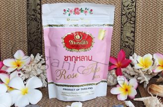 Розовый чай из Тайланда (с добавлением натуральных лепестков роз), 150 гр