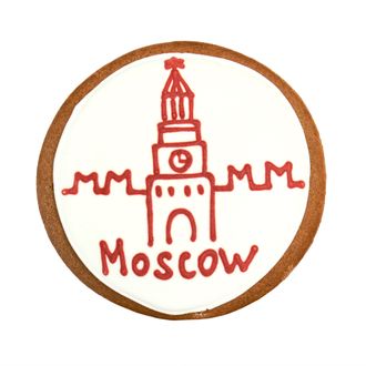 Пряник &quot;Открытка &quot;Moscow&quot;