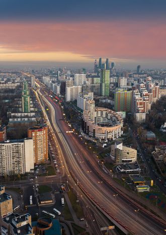 Вид на Хорошево-Мневники. Москва