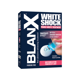 Зубная паста White Shock Treatment со световым активатором LED Bite, BlanX, 50 мл.