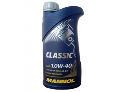 Моторное масло MANNOL Classic SAE 10W40 полусинтетическое 1 л.