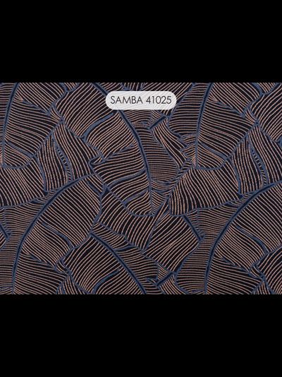 Samba, вискозная портьера с тропической темой узора