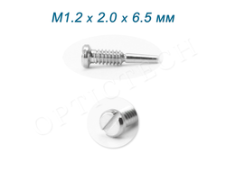 Винт М1.2*2.0*6.5 мм для флекса серебро (100шт)