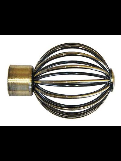 Ажурные декораивные металлические насадки-наконечники для карнизов серии 25 мм