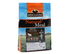 Meglium Adult Lamb & Rice корм с ягнёнком и рисом для взрослых собак всех пород 1 кг (упаковка на развес)