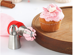 Наконечник Волан -BX 0105 (Восточная роза) Прорези с каплей и звездой, D 22 Н 57 мм