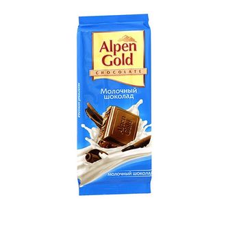 Шоколад Альпен голд молочный 90 г.