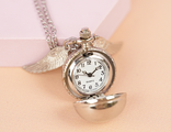 Кулон-часы Снитч серебристые