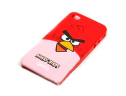 Чехол Angry B. для iPhone 4-4S красный