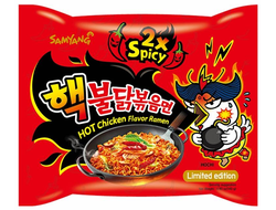 Лапша Samyang двойной перец