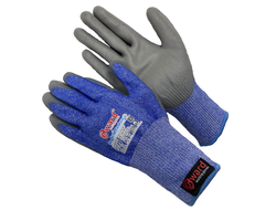 Противопорезные перчатки 5-го класса с полиуретаном No-Cut Markus