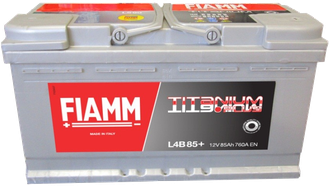 Автомобильный аккумулятор Fiamm Titanium Pro низкий 85 Ач о/п
