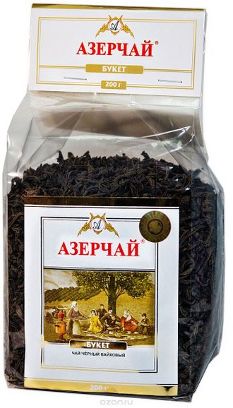 Чай азерчай черный &quot;букет&quot; 200г