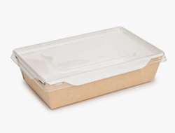 Упаковка с прозрачной крышкой, ЕСО ОрSalad 800, (размер 20*12, высота: 5,5 см), 1 шт