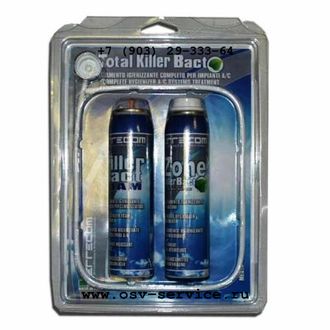 ERRECOM Total Killer Bact набор очищающих средств: 100мл Killer Bact Foam и 100мл Zone Killer Bact