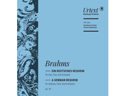 Johannes Brahms, A German Requiem Op. 45 Study score