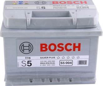 Автомобильный аккумулятор Bosch S5 SilverPlus 61 Ач  о/п низк.