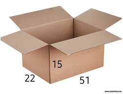 Коробка 4-x клапанная 51 x 22 x 15 см
