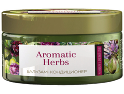 Бальзам-кондиционер AROMATIC HERBS "Розмарин и Красный клевер" для слабых, склонных к выпадению волос ROMAX, 300г