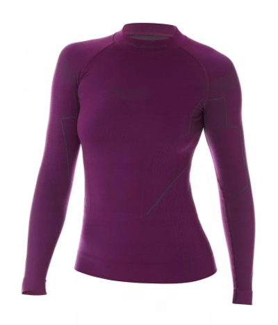 Футболка женская длинный рукав  Brubeck Thermo Nilit Heat фиолетовый LS13100