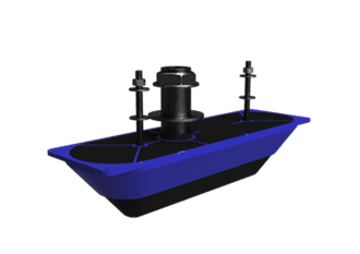 StructureScan 3D Transducer Stainless Steel Thru-Hull Single                 (000-13559-001)