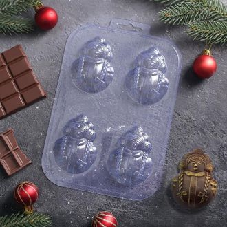 Форма пластиковая для шоколада &quot;Мини снегурочка&quot;