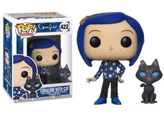 Фигурка Funko POP! Vinyl: Coraline: Coraline with Cat buddy