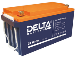 Гелевый аккумулятор Delta GX 12-80 (12 В, 80 А*ч)