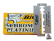 Лезвия для бритвы-шаветт Bic Chrome Platinum (блок 100 шт.)