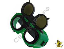 Очки газосварщика ЗНД2 Admiral (6) двойные откидной светофильтр