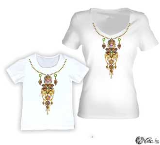 Шаблоны для футболок "Казахские ювелирные украшения"