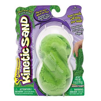 Кинетический песок Kinetic sand 170гр, яркие цвета