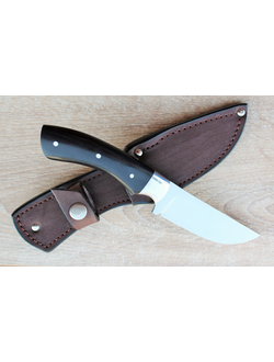 Нож Хантер шкуросъемный из ШХ15, накладки из черного граба