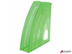 Лотки вертикальные для бумаг, КОМПЛЕКТ 4 шт., 240×70×270 мм, тонированный зеленый, BRAUBERG «Ultra». 237236