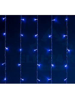 Гирлянда светодиодная Штора 3х3  синий свет