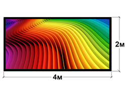 Видеоэкран Р6 уличный 4м х 2м.