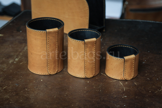 Настольный бювар кожаный