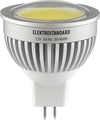Лампа светодиод. LED 5,5W/841 420Лм MR16 GU5.3 30т.ч. 220V (51х50) (аналог 50W)