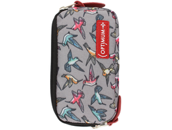 Кошелек на пояс - чехол сумка для смартфона Optimum Wallet, колибри