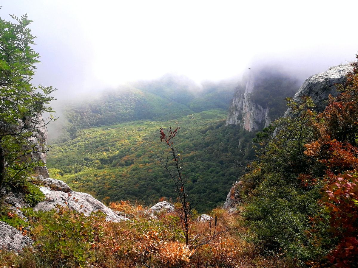автопешеходный тур осенью в Крым, гора Седам-Кая