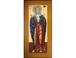 Илия (Илья) Святой Пророк. Рукописная мерная икона.