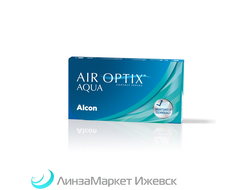 Месячные контактные линзы Air Optix Aqua (3 линзы) в ЛинзаМаркет Ижевск