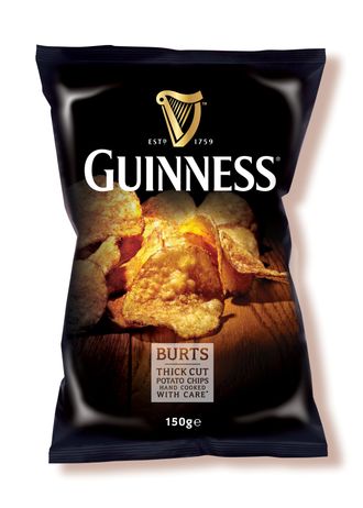 Гиннесс, чипсы картофельные (Guinness Original), в упаковке 42 гр