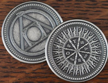 Arcana Silver Finish Coin