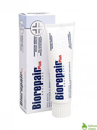 ЗУБНАЯ ПАСТА BIOREPAIR PLUS PRO WHITE СОХРАНЯЮЩАЯ БЕЛИЗНУ