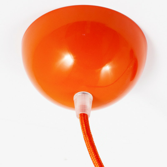 Металлическая потолочная часть - оранжевый