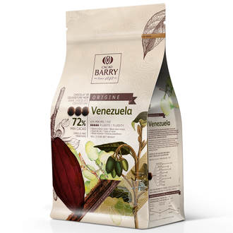 Шоколад-кувертюр темный Origine Venezuela Cacao Barry 72%