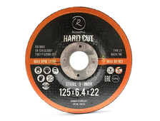 Зачистной круг RoxelPro ROXTOP HARD CUT 125 x 6.4 x 22мм, Т27, нерж.сталь, металл