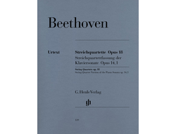 Beethoven: String Quartets op. 18,1-6 and String Quartet-Version of the Piano Sonata, op. 14,1